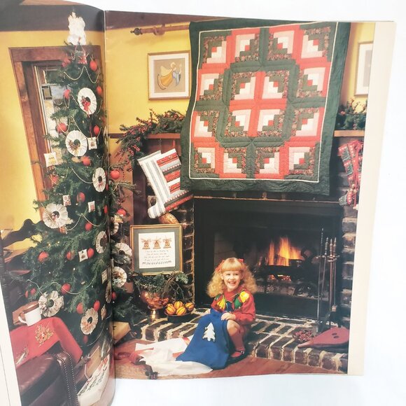 Christmas Year Round Needlework Craft Ideas Cross Stitch Booklet 1990 30 Project - Picture 5 of 10
